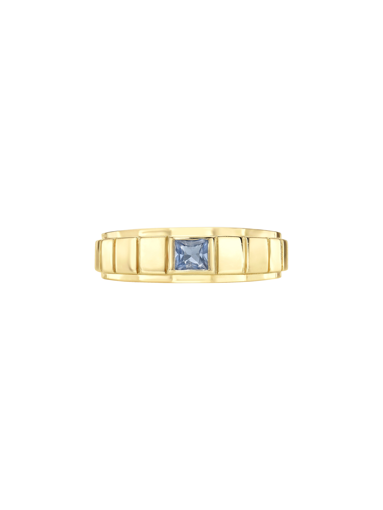 Rimon ring with blue sapphire